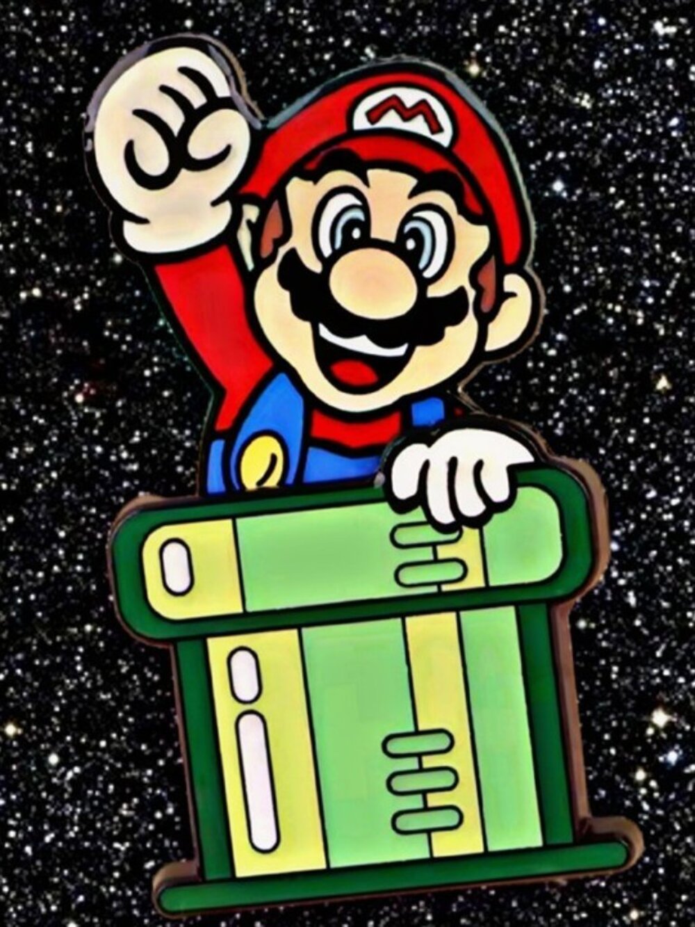 Super Mario Animated Moving Pipe Enamel Pin – Fun Retro Gamer Collectible